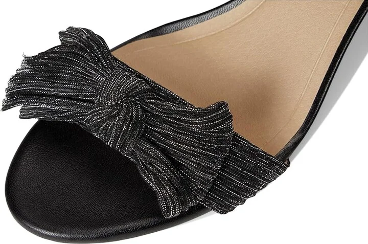 LifeStride Florence Bow Women's Sandals Black : 6.5 W (C), Leather - Image 7
