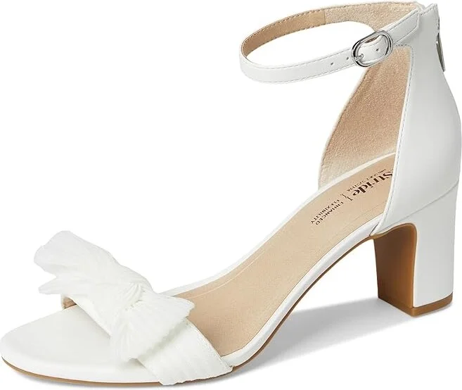 LifeStride Florence Bow Women's Sandals White : 7 M (B), Leather - Image 5