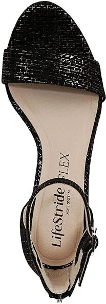 LifeStride Florence Women's Sandals Gunmetal : 11 W (C), Leather/Rubber - Image 2