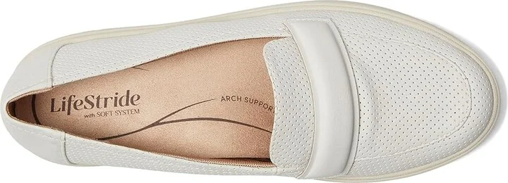 LifeStride Geneva Chop Women's Shoes Cloud White : 10 W (C), Synthetic - Image 2