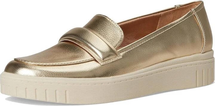 LifeStride Geneva Women's Shoes Gold Metallic : 7.5 M (B), Leather/Microfiber - Image 5