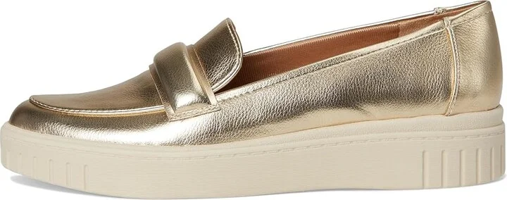 LifeStride Geneva Women's Shoes Gold Metallic : 7.5 M (B), Leather/Microfiber - Image 6