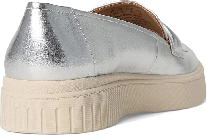 LifeStride Geneva Women's Shoes Silver Metallic : 8 M (B), Leather/Microfiber - Image 4