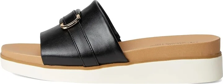 LifeStride Genevieve Women's Sandals Black Faux Leather : 11 W (C), Leather/Rubber - Image 6