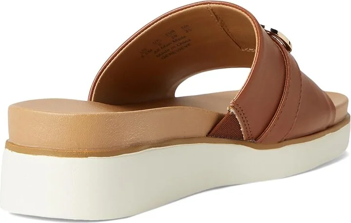 LifeStride Genevieve Women's Sandals Tan Faux Leather : 9 W (C), Leather/Rubber - Image 4