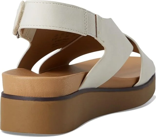 LifeStride Georgina Slingback Sandals Women's Sandals Cloud White : 7.5 M (B), Synthetic - Image 4