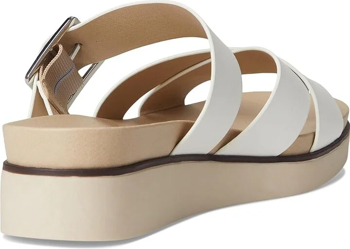 LifeStride Getaway Women's Sandals Bright White : 8 W (C), Faux Leather - Image 4