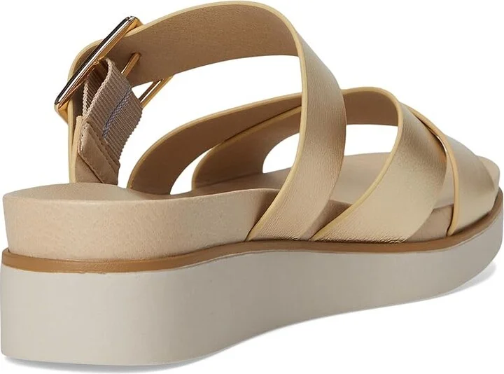 LifeStride Getaway Women's Sandals Gold Faux Leather : 9.5 M (B) - Image 4