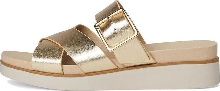 LifeStride Getaway Women's Sandals Gold Faux Leather : 9.5 M (B) - Image 6