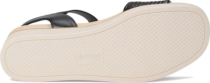 LifeStride Gillian2 Women's Sandals Black Faux Leather : 7.5 M (B) - Image 3