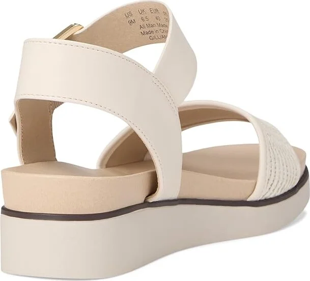 LifeStride Gillian2 Women's Sandals Creme Beige Faux Leather : 5 M (B) - Image 4