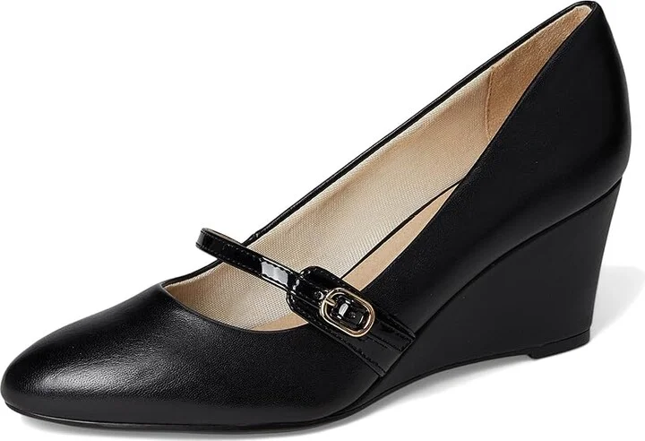 LifeStride Gio MJ 2 Women's Flat Shoes Black : 11 W (C), Leather/Synthetic - Image 5