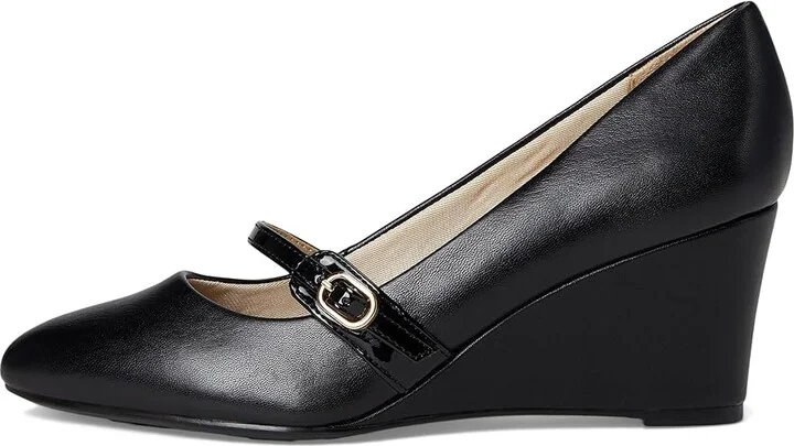 LifeStride Gio MJ 2 Women's Flat Shoes Black : 11 W (C), Leather/Synthetic - Image 6