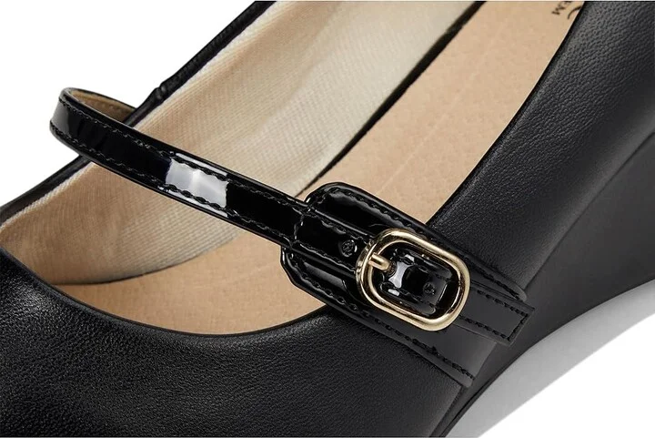 LifeStride Gio MJ 2 Women's Flat Shoes Black : 11 W (C), Leather/Synthetic - Image 7