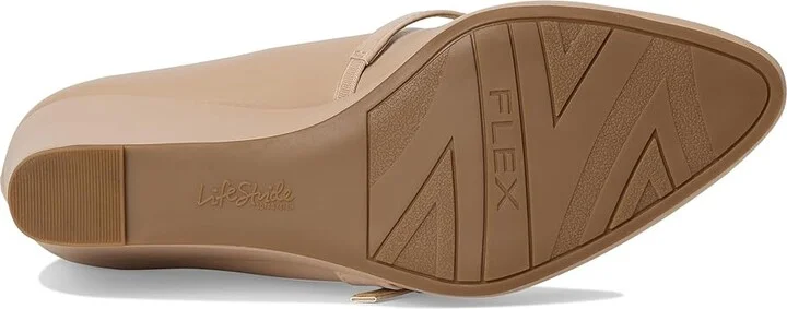 LifeStride Gio MJ 2 Women's Flat Shoes Tender Taupe : 8 W (C), Leather/Synthetic - Image 3