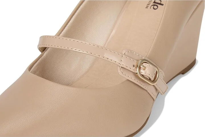 LifeStride Gio MJ 2 Women's Flat Shoes Tender Taupe : 8 W (C), Leather/Synthetic - Image 7