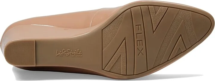 LifeStride Gio Wedge Women's Shoes Desert Nude : 9.5 M (B), Synthetic - Image 3