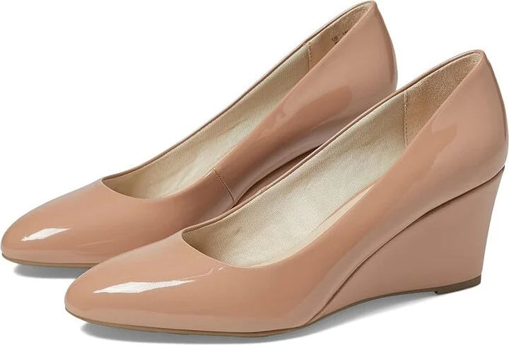 LifeStride Gio Wedge Women's Shoes Desert Nude : 9.5 M (B), Synthetic