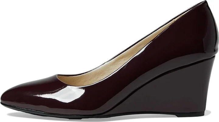 LifeStride Gio Wedge Women's Shoes Pinot Noir : 9.5 W (C), Synthetic - Image 5
