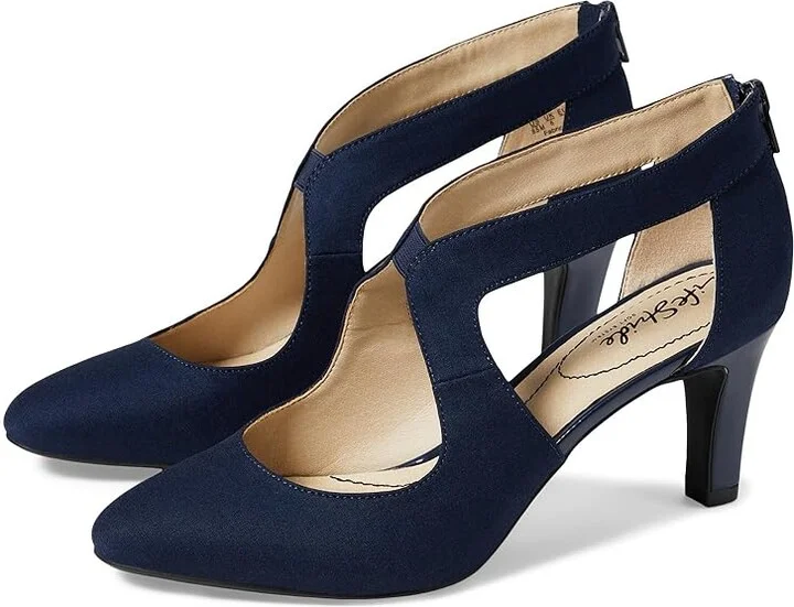 LifeStride Giovanna 2 Women's Shoes Navy : 9.5 W (C), Textile