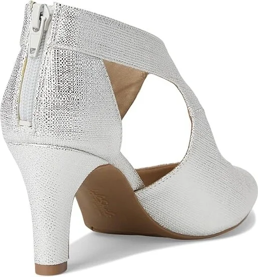 LifeStride Giovanna 2 Women's Shoes Silver : 9.5 M (B), Textile - Image 4