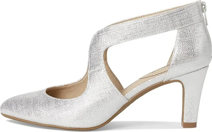 LifeStride Giovanna 2 Women's Shoes Silver : 9.5 M (B), Textile - Image 6