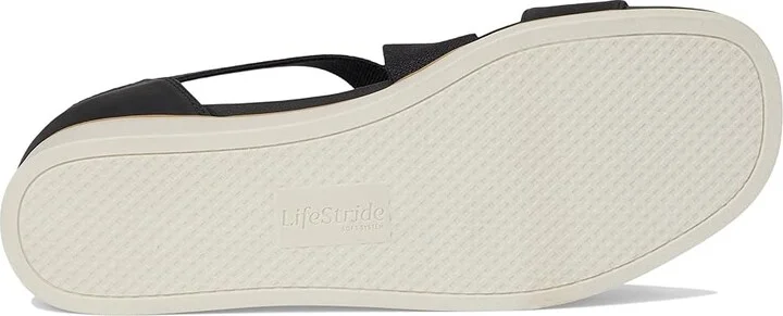 LifeStride Giselle Women's Sandals Black : 5 M (B), Leather - Image 3