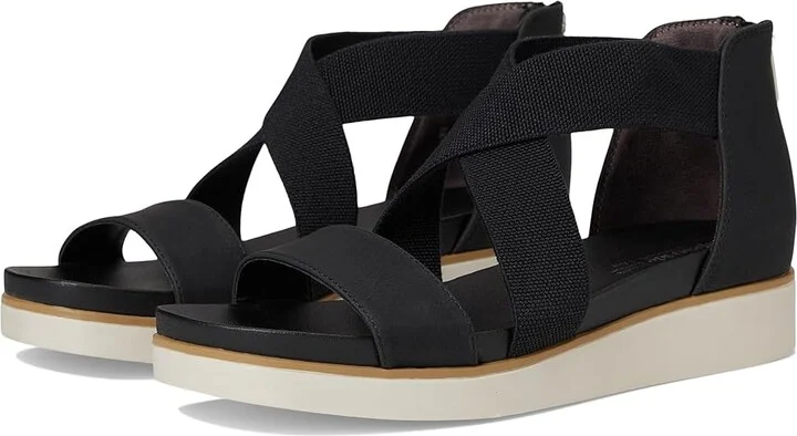 LifeStride Giselle Women's Sandals Black : 5 M (B), Leather
