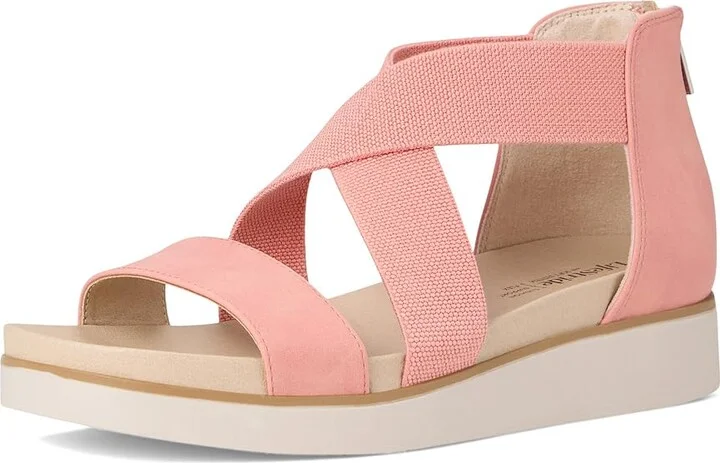 LifeStride Giselle Women's Sandals Coral Pink Faux Leather : 7.5 M (B) - Image 5