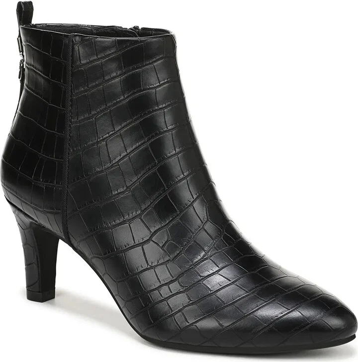 Black Croc Print