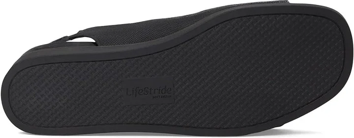 LifeStride Goodie Women's Sandals Black Faux Leather : 8.5 W (C) - Image 3
