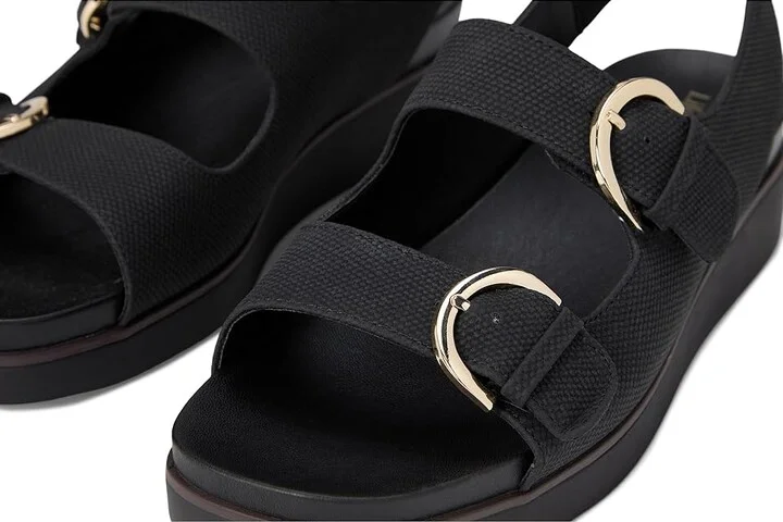 LifeStride Goodie Women's Sandals Black Faux Leather : 8.5 W (C) - Image 7
