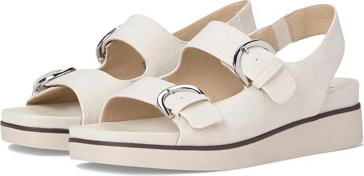 LifeStride Goodie Women's Sandals Bone Faux Leather : 10 M (B)
