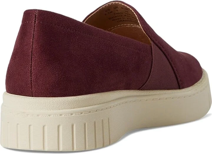 LifeStride Grandeur Loafer/Moc Shoes Women's Flat Shoes Berry Wine : 6.5 W (C), Synthetic - Image 4