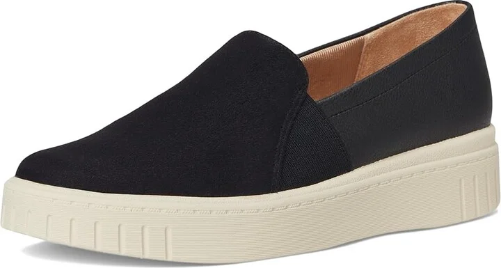 LifeStride Grandeur Loafer/Moc Shoes Women's Flat Shoes Black Microsuede : 11 M (B), Synthetic - Image 5