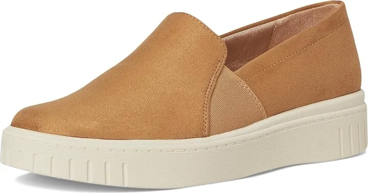 LifeStride Grandeur Loafer/Moc Shoes Women's Flat Shoes Honey Tan Microsuede : 9.5 W (C), Synthetic - Image 5