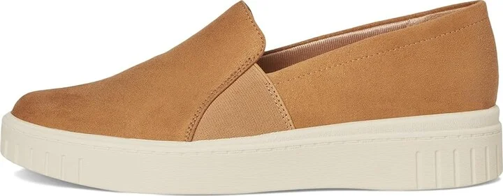 LifeStride Grandeur Loafer/Moc Shoes Women's Flat Shoes Honey Tan Microsuede : 9.5 W (C), Synthetic - Image 6
