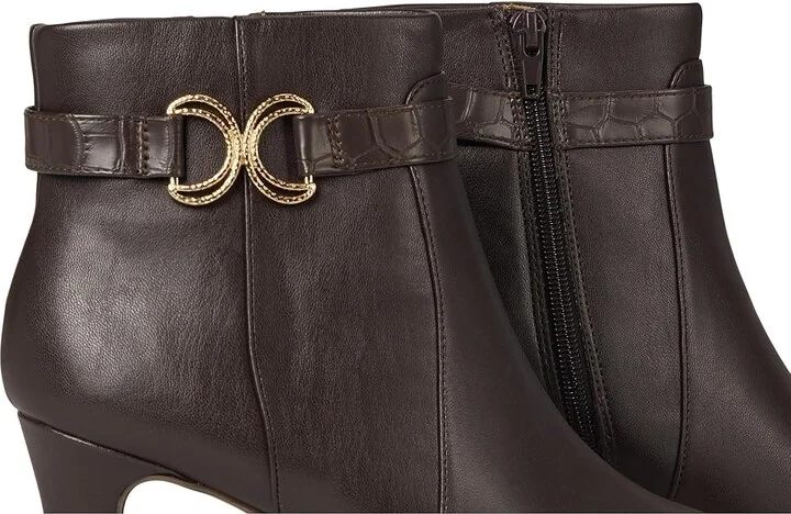 LifeStride Guild 2 Women's Boots Dark Chocolate : 8.5 M (B), Leather - Image 7