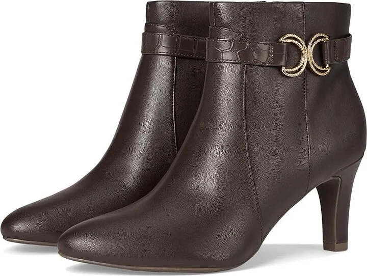 LifeStride Guild 2 Women's Boots Dark Chocolate : 8.5 M (B), Leather