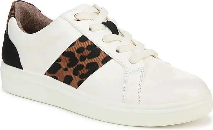 White & Brown/Black Leopard Print