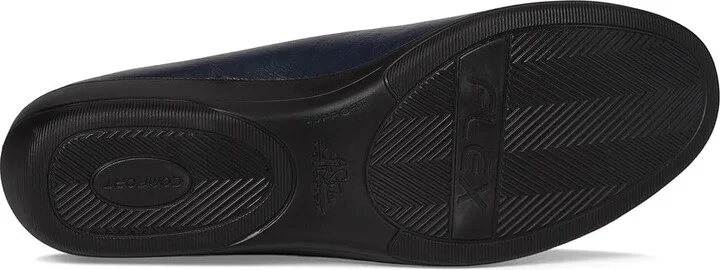 LifeStride Ida Women's Flat Shoes Lux Navy : 11 M (B), Leather - Image 3