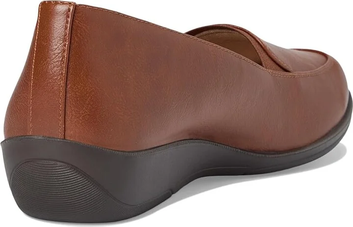 LifeStride Ida Women's Flat Shoes Walnut Brown : 5.5 M (B), Leather - Image 4