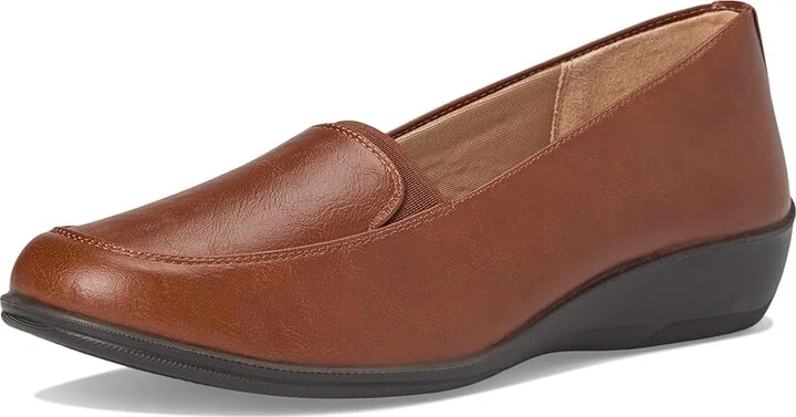 LifeStride Ida Women's Flat Shoes Walnut Brown : 5.5 M (B), Leather - Image 5