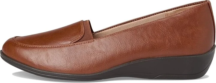 LifeStride Ida Women's Flat Shoes Walnut Brown : 5.5 M (B), Leather - Image 6