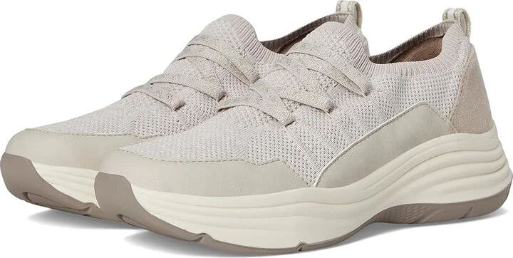 LifeStride Impact Slip On Shoes Women's Shoes Sand/White : 8 M (B)