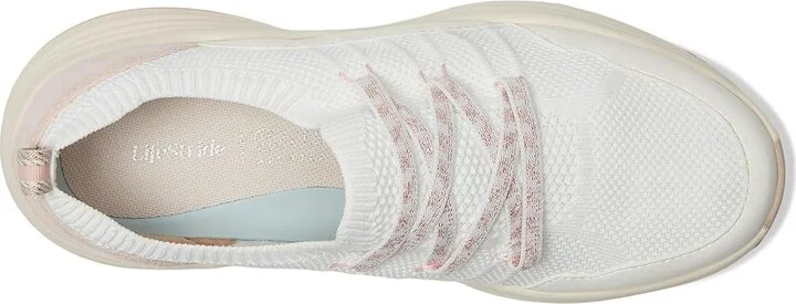 LifeStride Impact Slip On Shoes Women's Shoes White/Peach Whip : 8.5 M (B) - Image 2