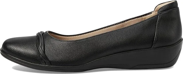 LifeStride Impact Women's Flat Shoes Black Synthetic : 10 W (C) - Image 6