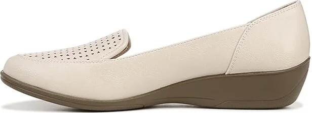 LifeStride India Loafers Women's Flat Shoes Almond Milk : 8.5 M (B), Leather - Image 5