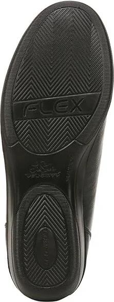 LifeStride India Loafers Women's Flat Shoes Black : 7.5 M (B), Leather - Image 3