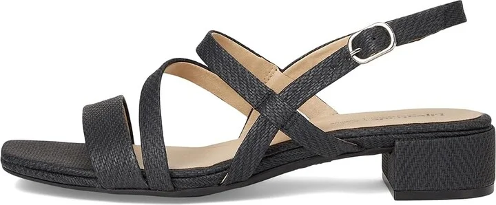 LifeStride Janet Women's Sandals Black Faux Leather : 8 M (B), Synthetic - Image 6